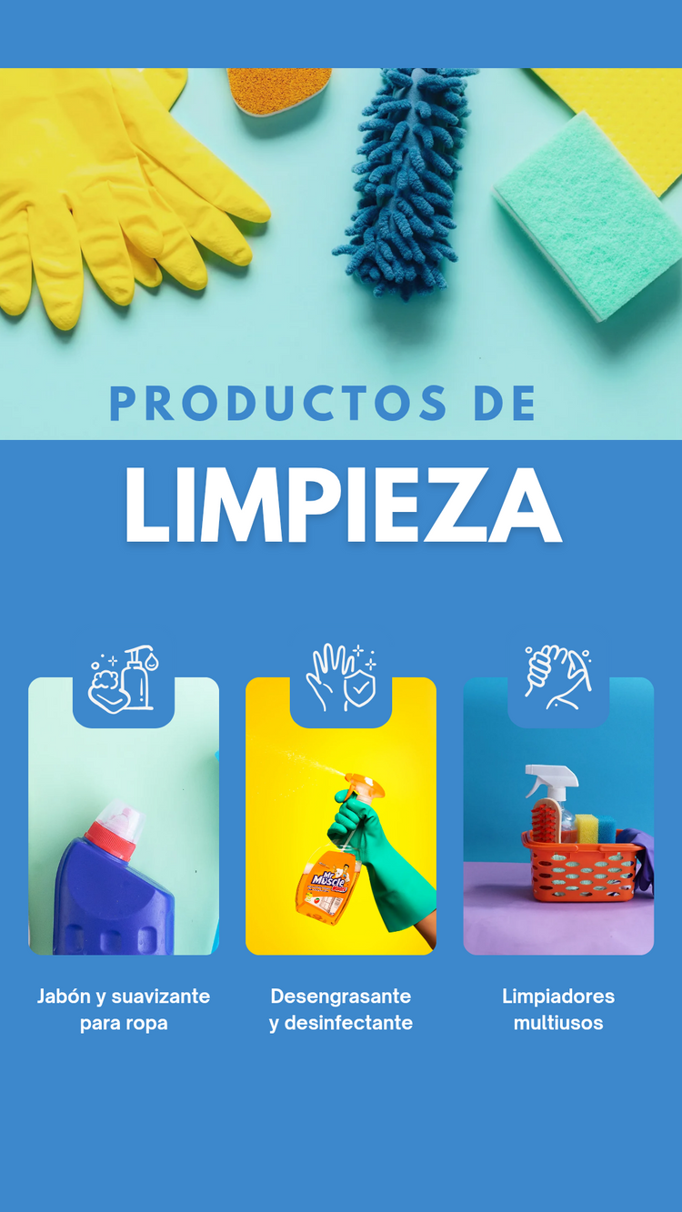 Artículos de aseo personal y del hogar